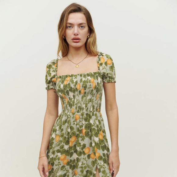 Reformation Dresses & Skirts - Reformation Inka Dress Orange Grove - Size S
